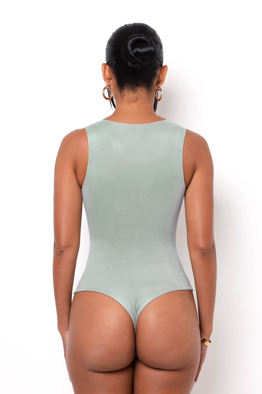 Kimmy Bodysuit - Aqua Gray