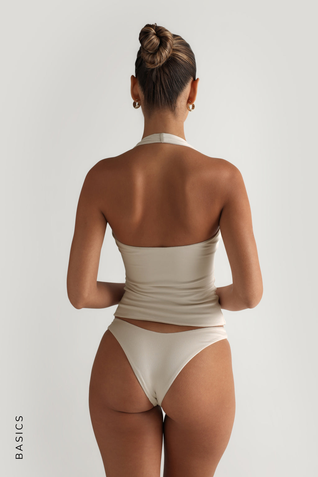 The Halter Top - Soft Beige