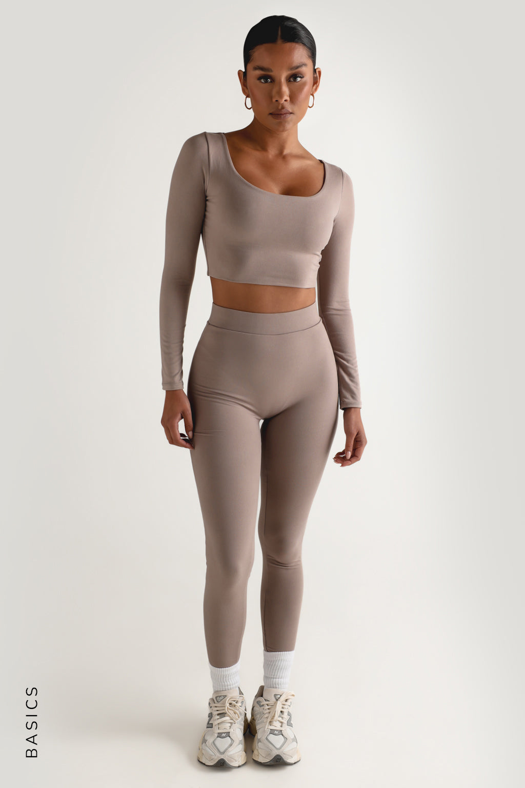 Just High Waisted Leggings - Smokey Taupe – My Outfit Online