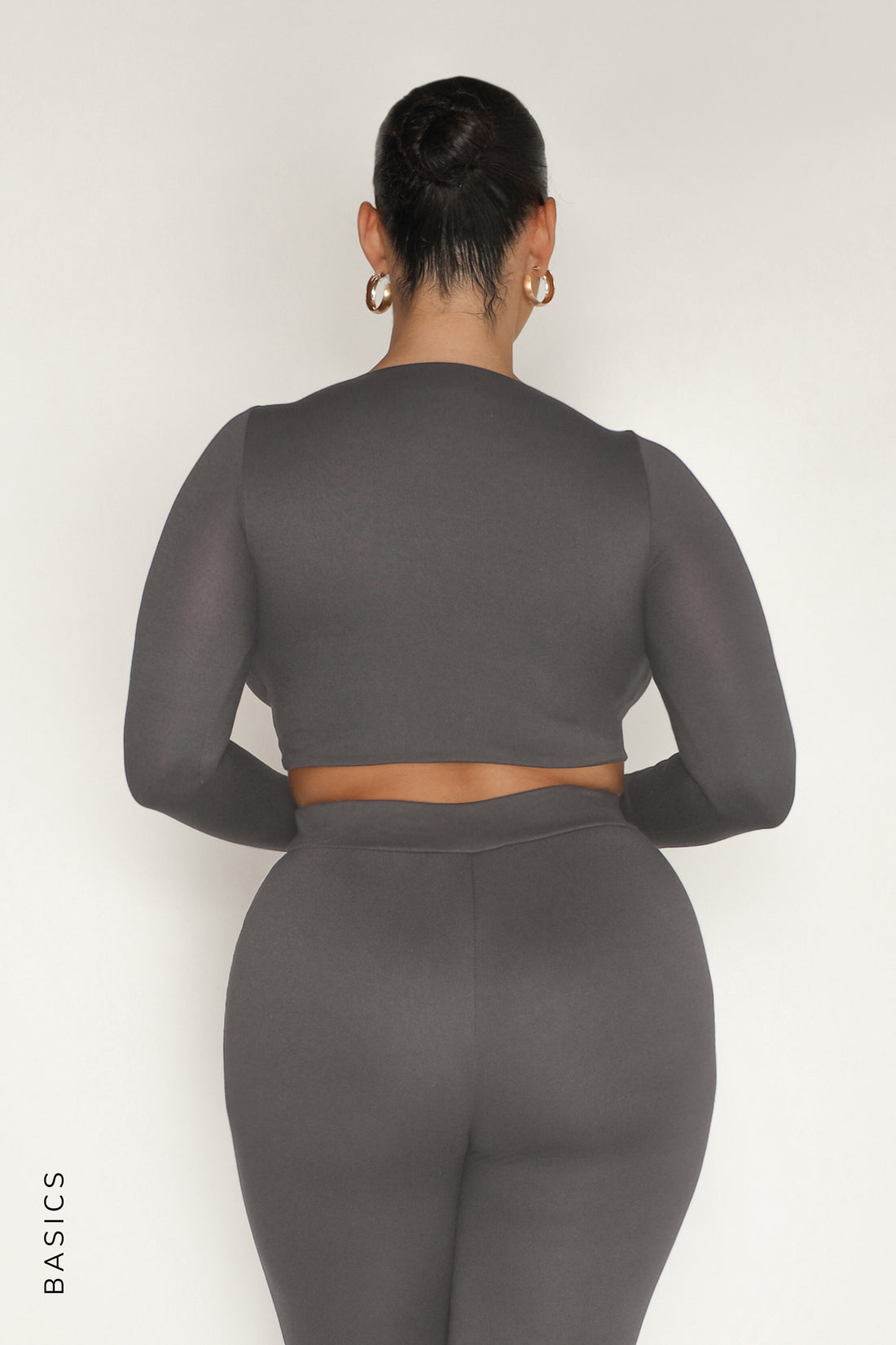 Unforgettable Crop Top - Charcoal