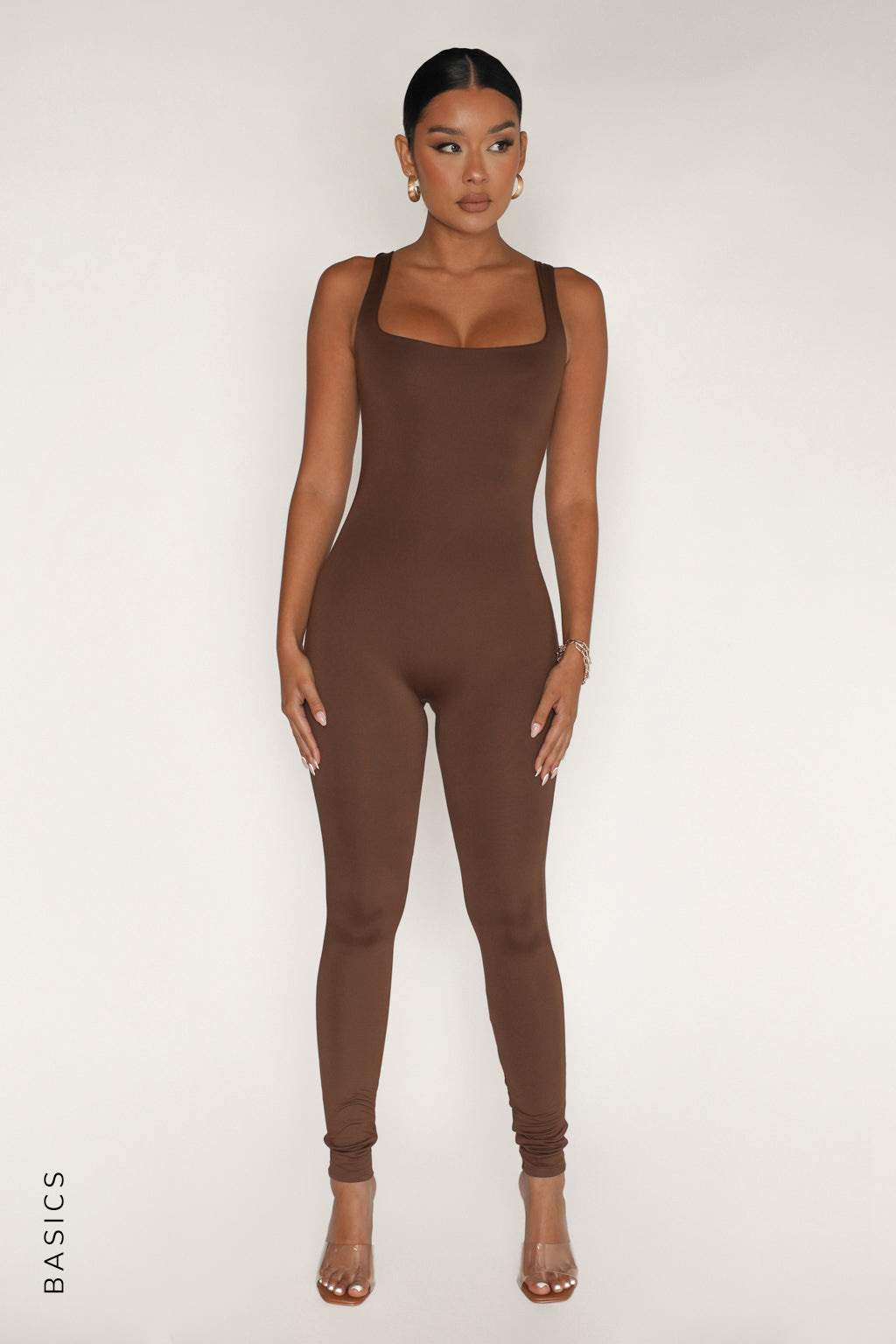 Second Skin Jumpsuit - Brown